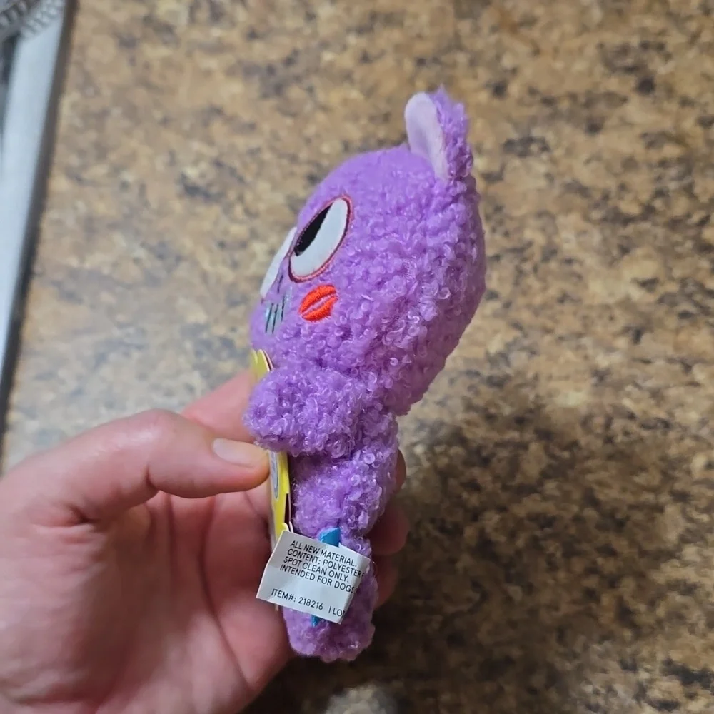 Bark Purple Square Bear Dog‎ Toy Size Small 0-20 Pounds NWT